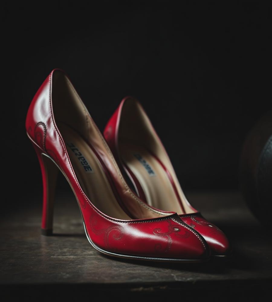 Restored red heels